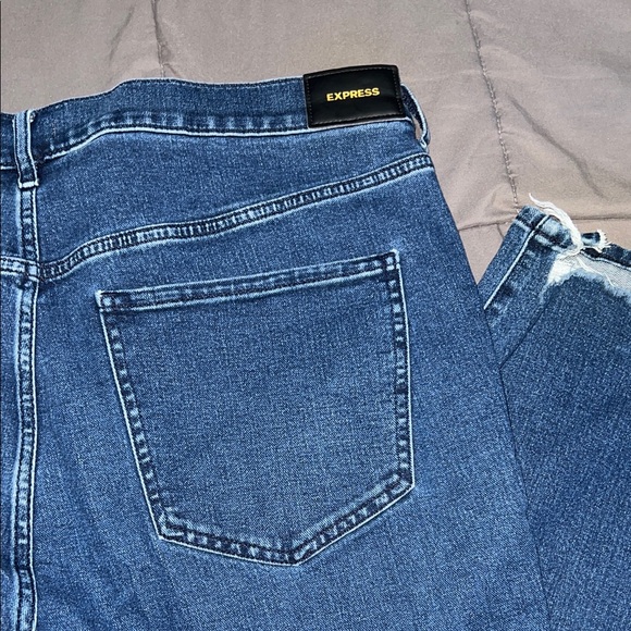 Express Super High Waisted Medium Wash jeans - Picture 3 of 6